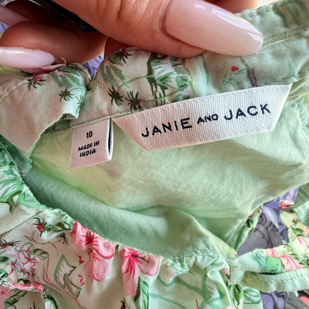 Janie and Jack Mint tiki Dress - Picture 7 of 7